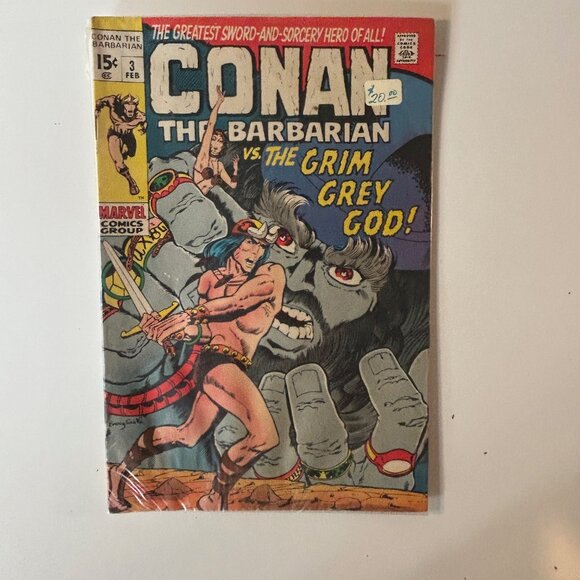 CONAN THE BARBARIAN #1 #2 #3 ~ ORIGIN 1 - 3 Comic 1970 Marvel Lot ~ RARE Books - Picture 5 of 8